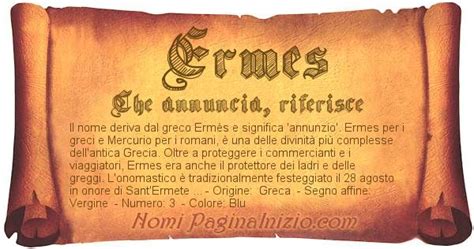 hermes non ha avuto pietà greco|ermes significato.